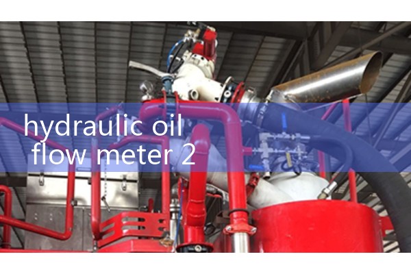 hydraulic oil flow meter 2 inch